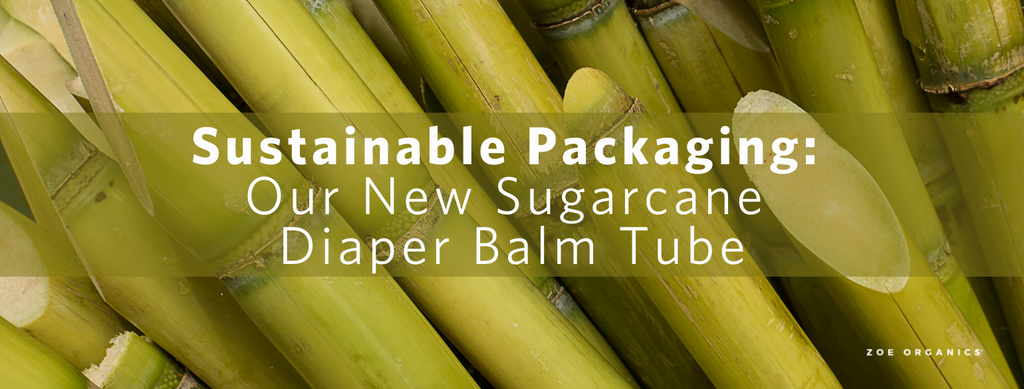 Sustainable Packaging: Our New Sugarcane Diaper Balm Tube