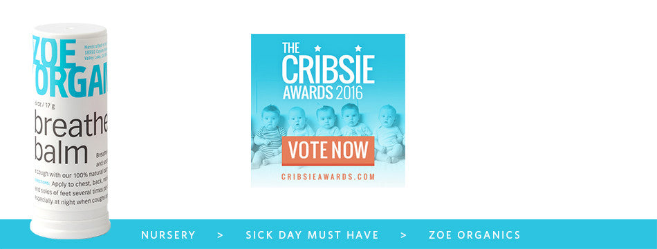 Vote for Zoe Organics in the Cribsie Awards!