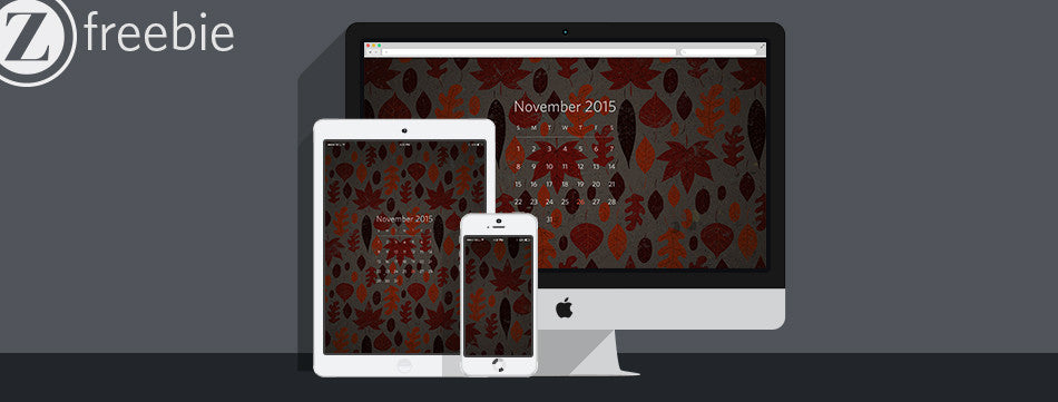 November Calendar: Digital Wallpaper Download