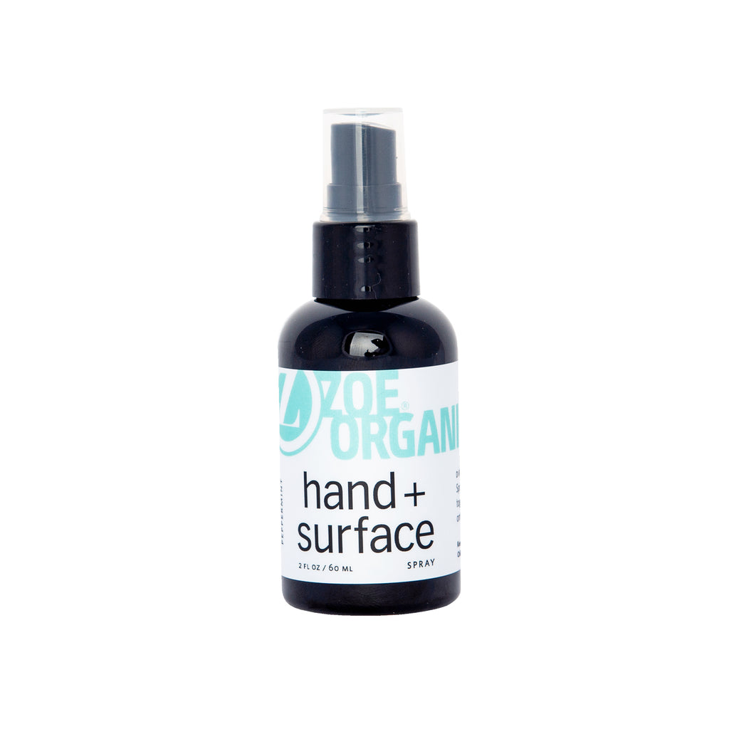 Zoe Organics Hand + Surface Spray Peppermint